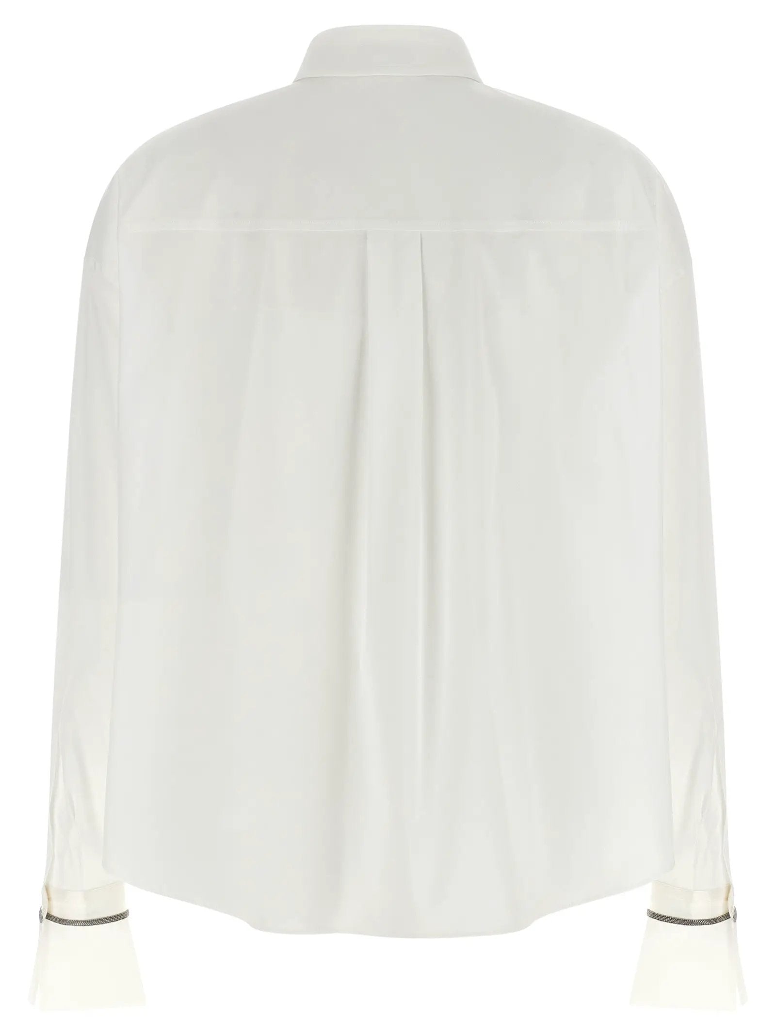 Brunello Cucinelli White Cotton Blouse