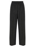 Brunello Cucinelli Gray Virgin Wool Casual Pants