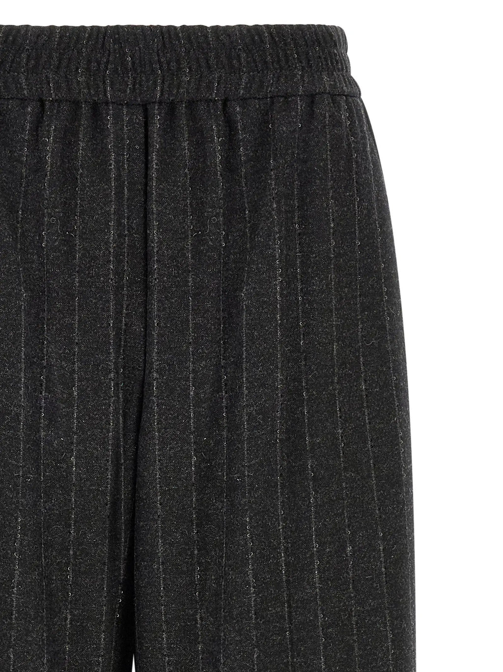 Brunello Cucinelli Gray Virgin Wool Casual Pants