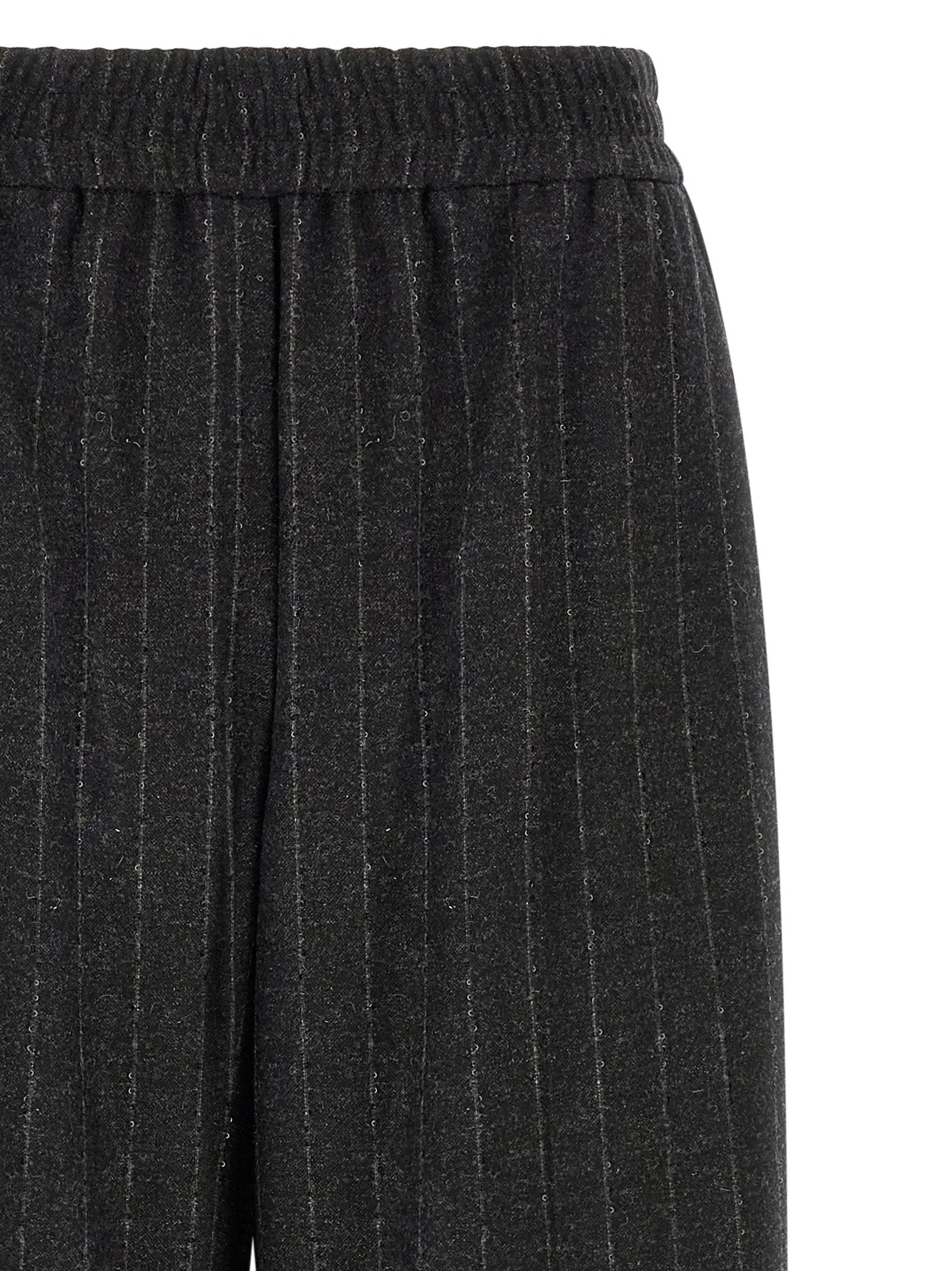 Brunello Cucinelli Gray Virgin Wool Casual Pants