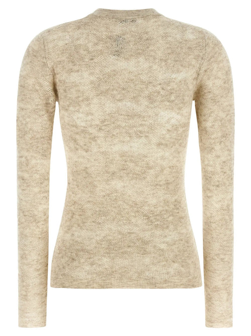 Brunello Cucinelli Beige Silk Cardigan