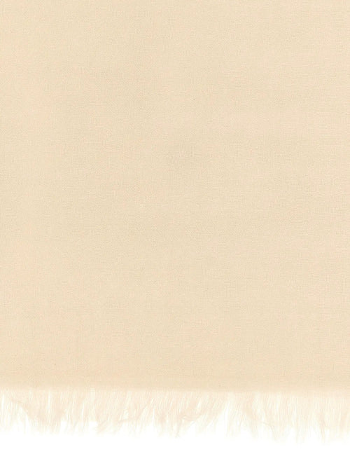 Écharpe en cachemire beige Brunello Cucinelli