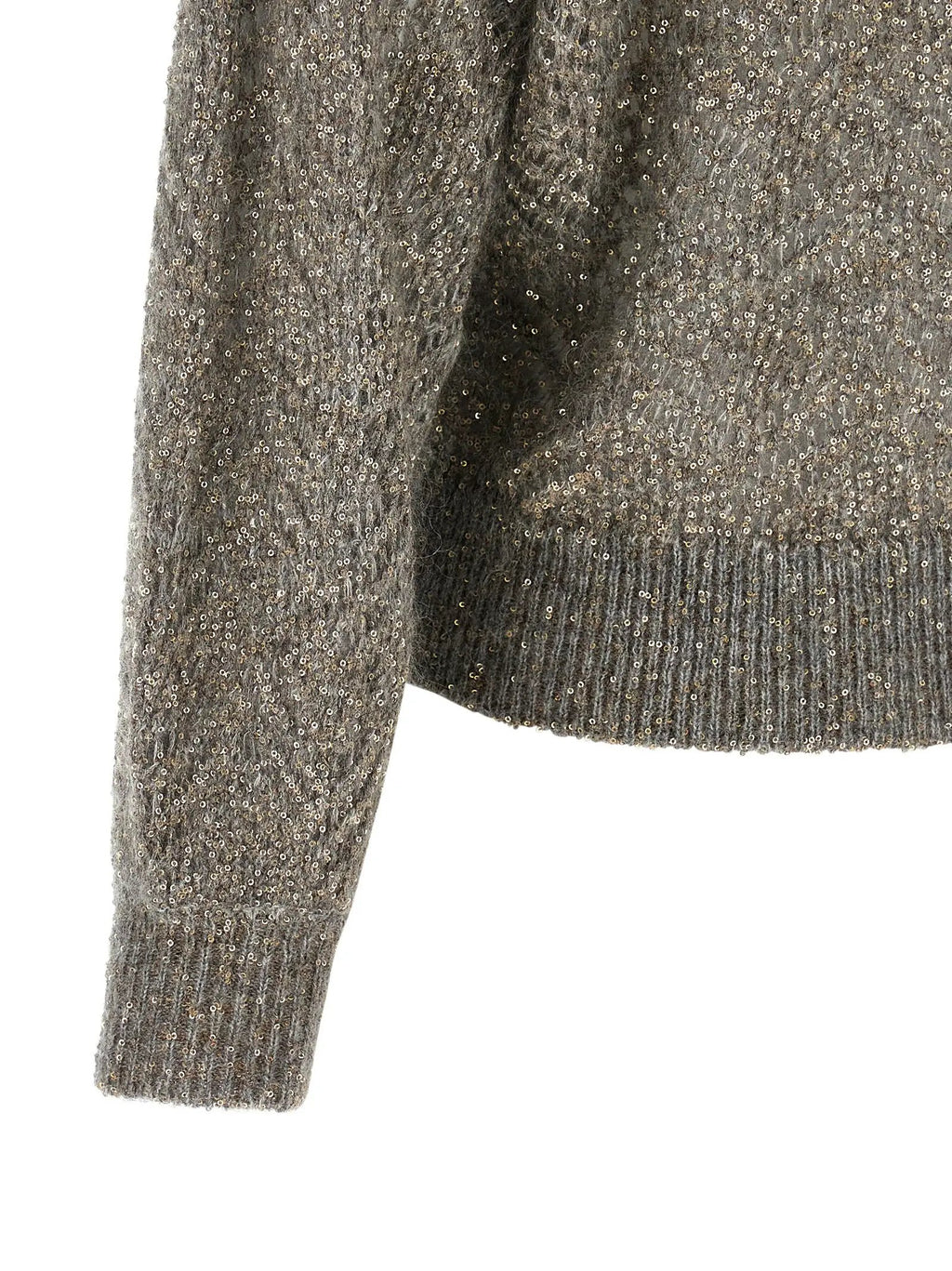 Cardigan Brunello Cucinelli en polyamide gris