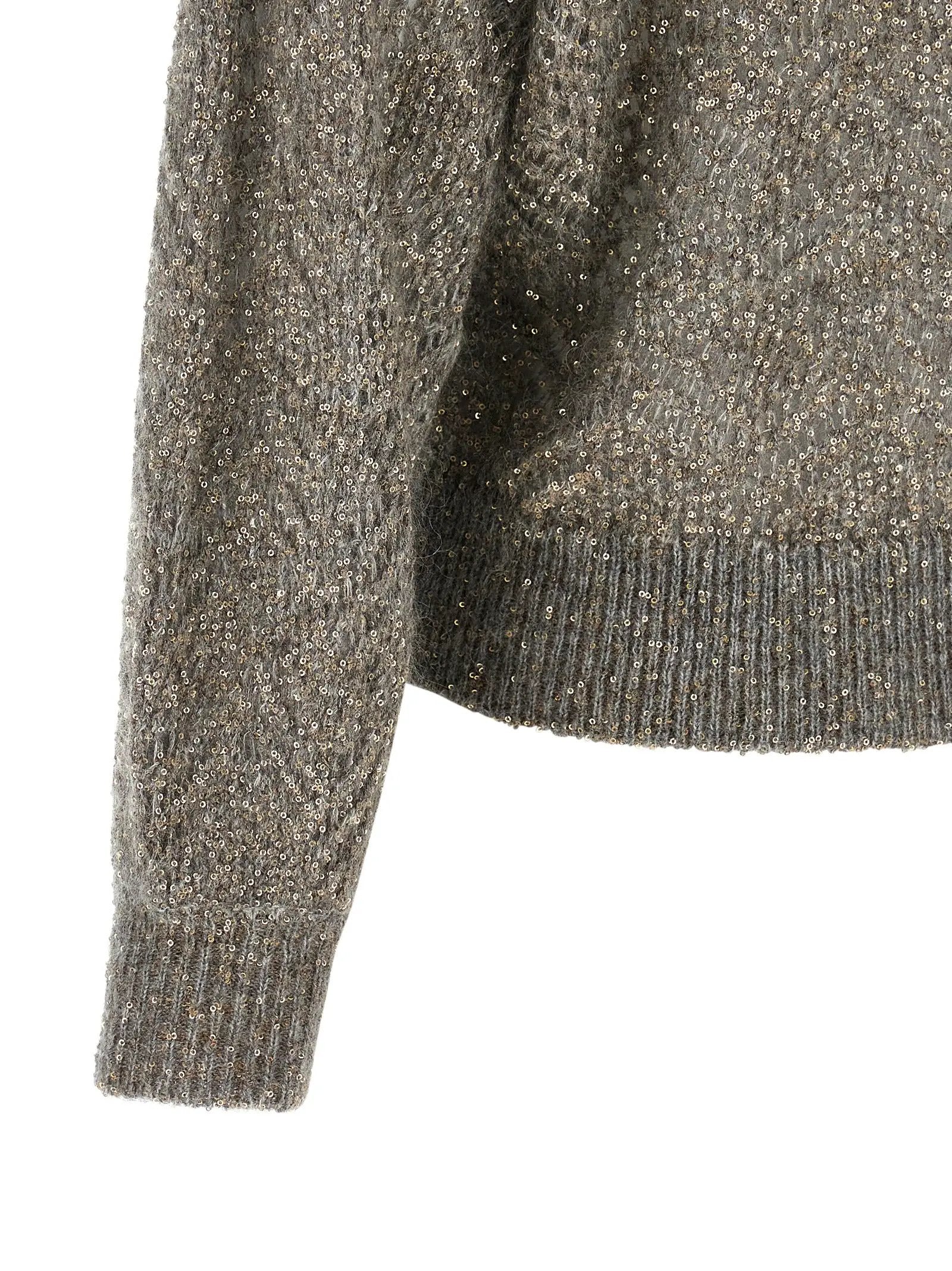 Cardigan Brunello Cucinelli en polyamide gris