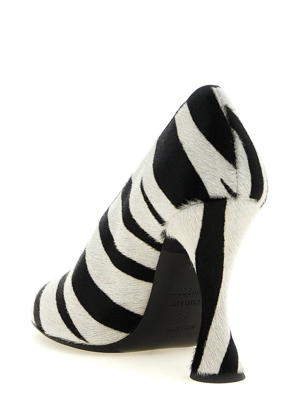 Moschino Bicolor Calfskin High Heel Pumps
