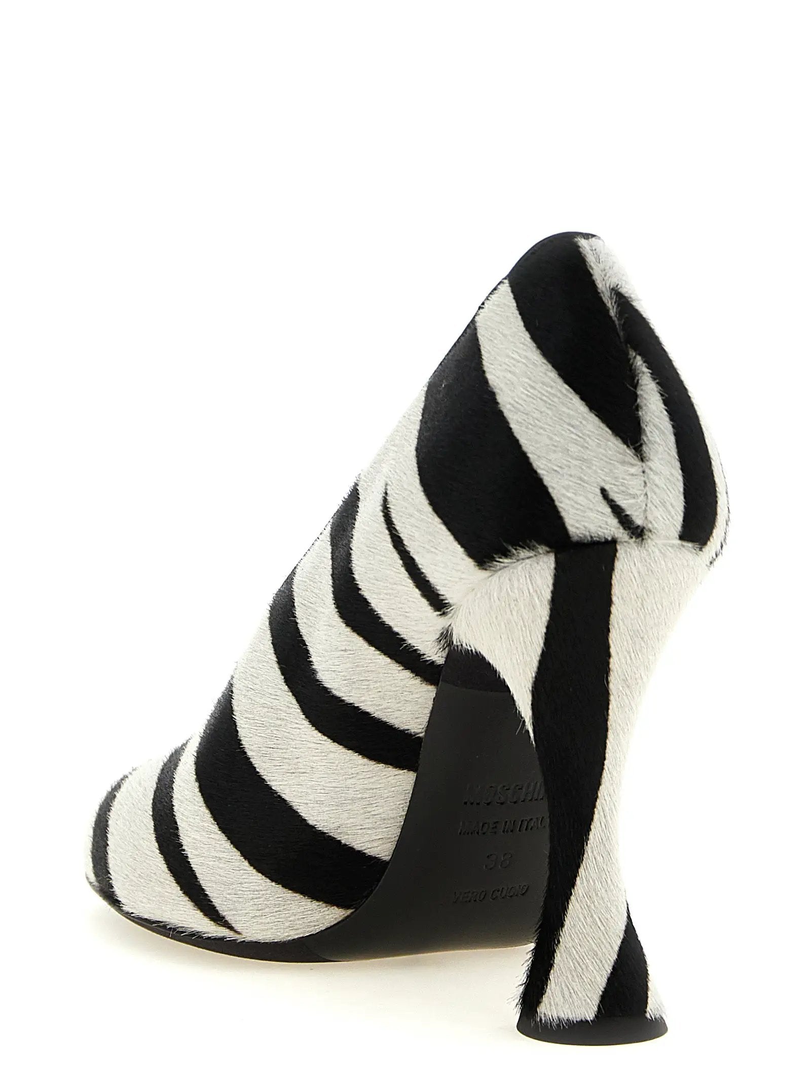 Moschino Bicolor Calfskin High Heel Pumps