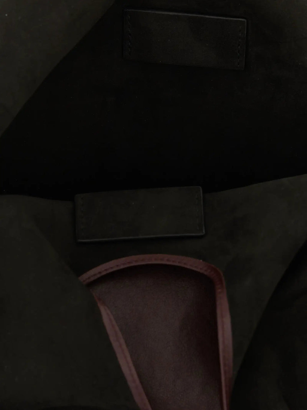 Maison Margiela Bordeaux Lamb Leather Shoulder Bag