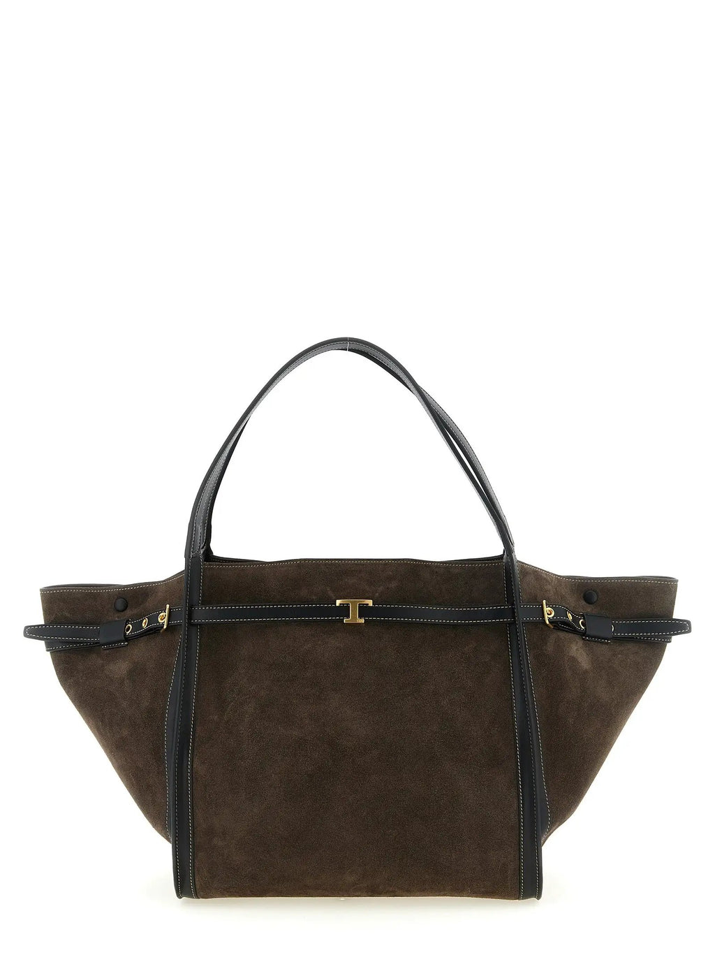Sac cabas Tod's en veau marron