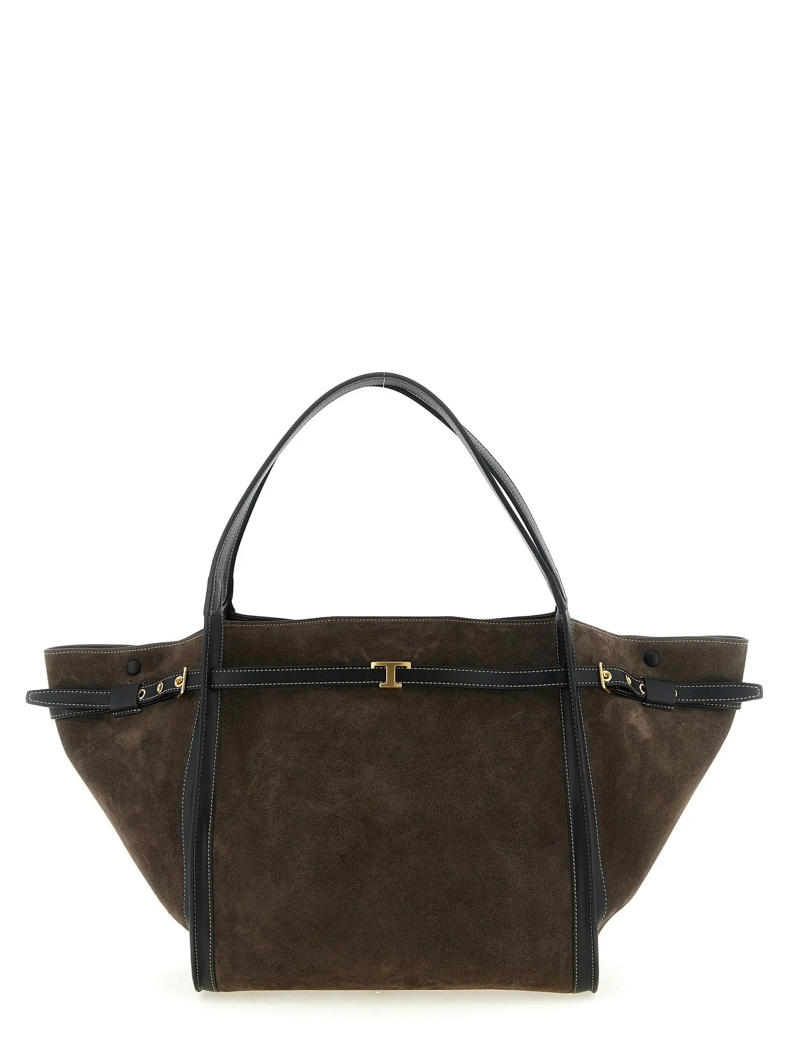 Sac cabas Tod's en veau marron