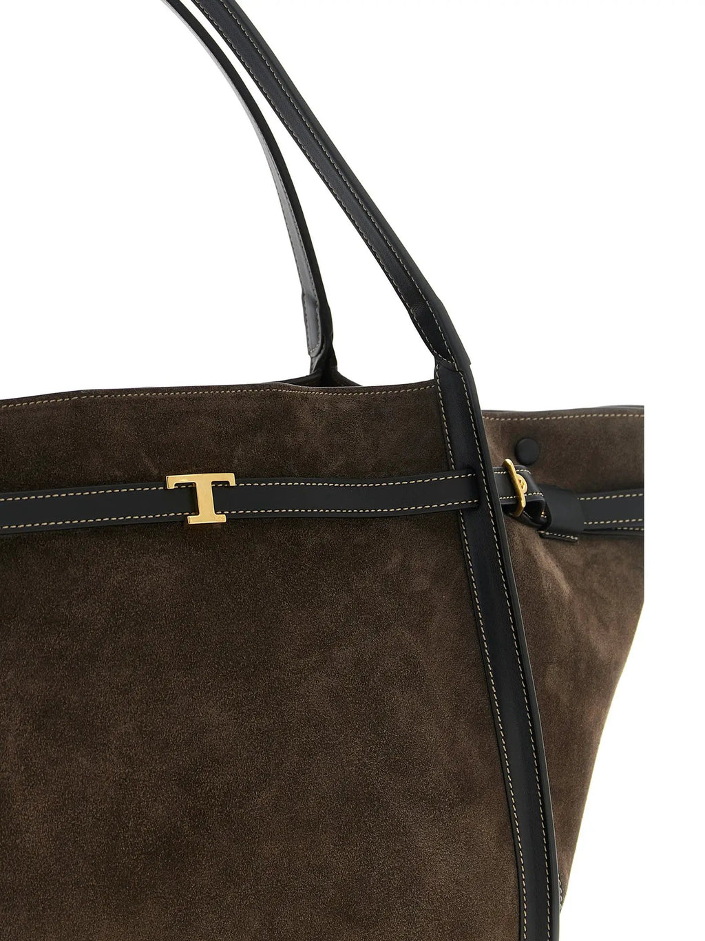 Sac cabas Tod's en veau marron