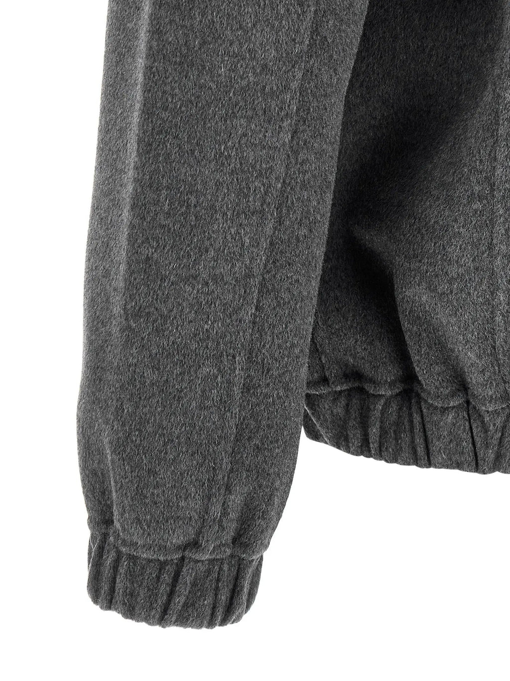 GIORGIO BRATO Gray Wool Full-Length Jacket