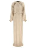 Fabiana Filippi Beige Polyester Long Dress