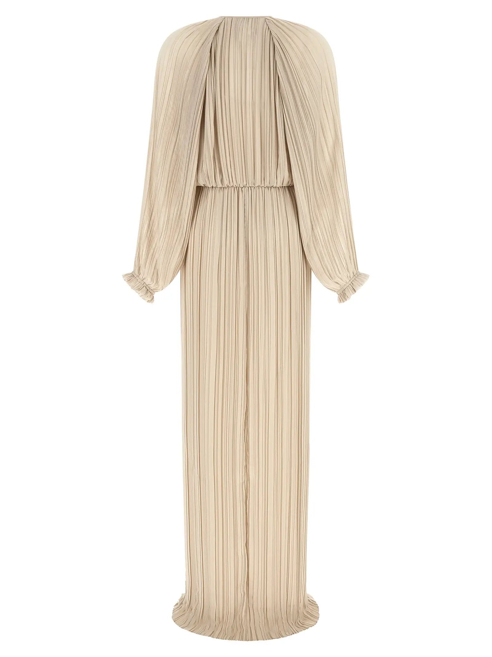 Fabiana Filippi Beige Polyester Long Dress