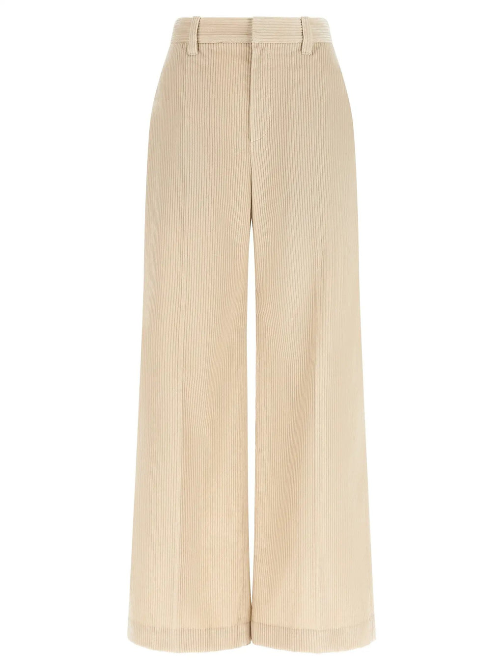 Brunello Cucinelli Beige Cotton Casual Pants