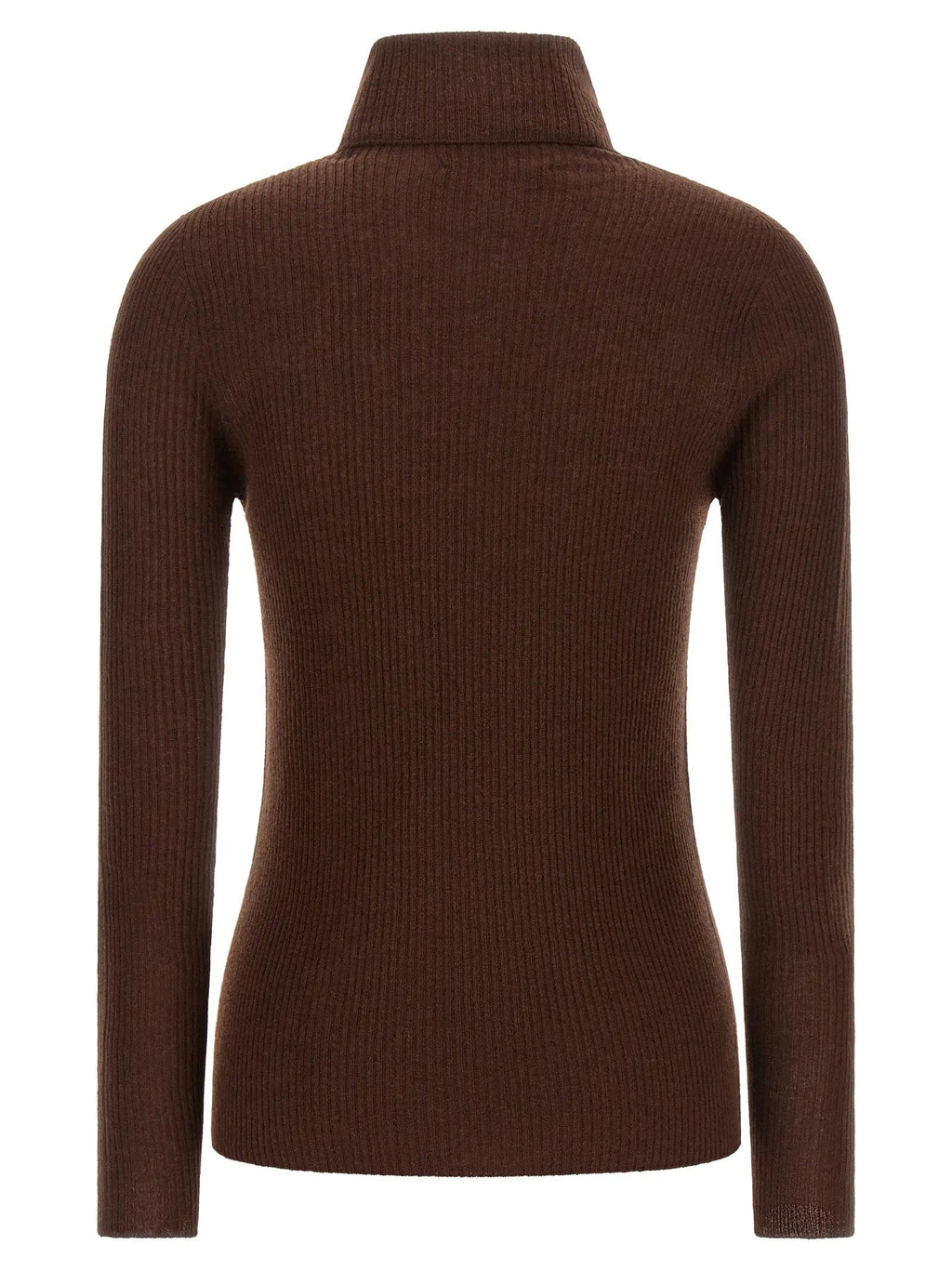 Fabiana Filippi Brown Virgin Wool Cardigan