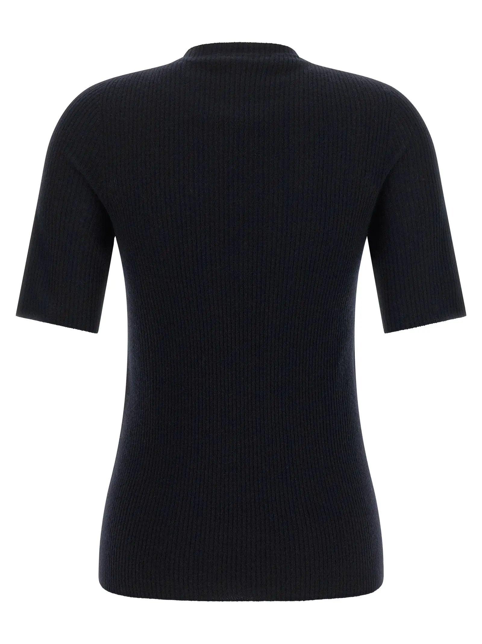 Fabiana Filippi Blue Virgin Wool T-Shirt