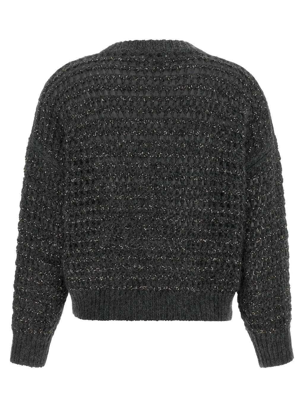 Brunello Cucinelli Gray Elastane Cardigan