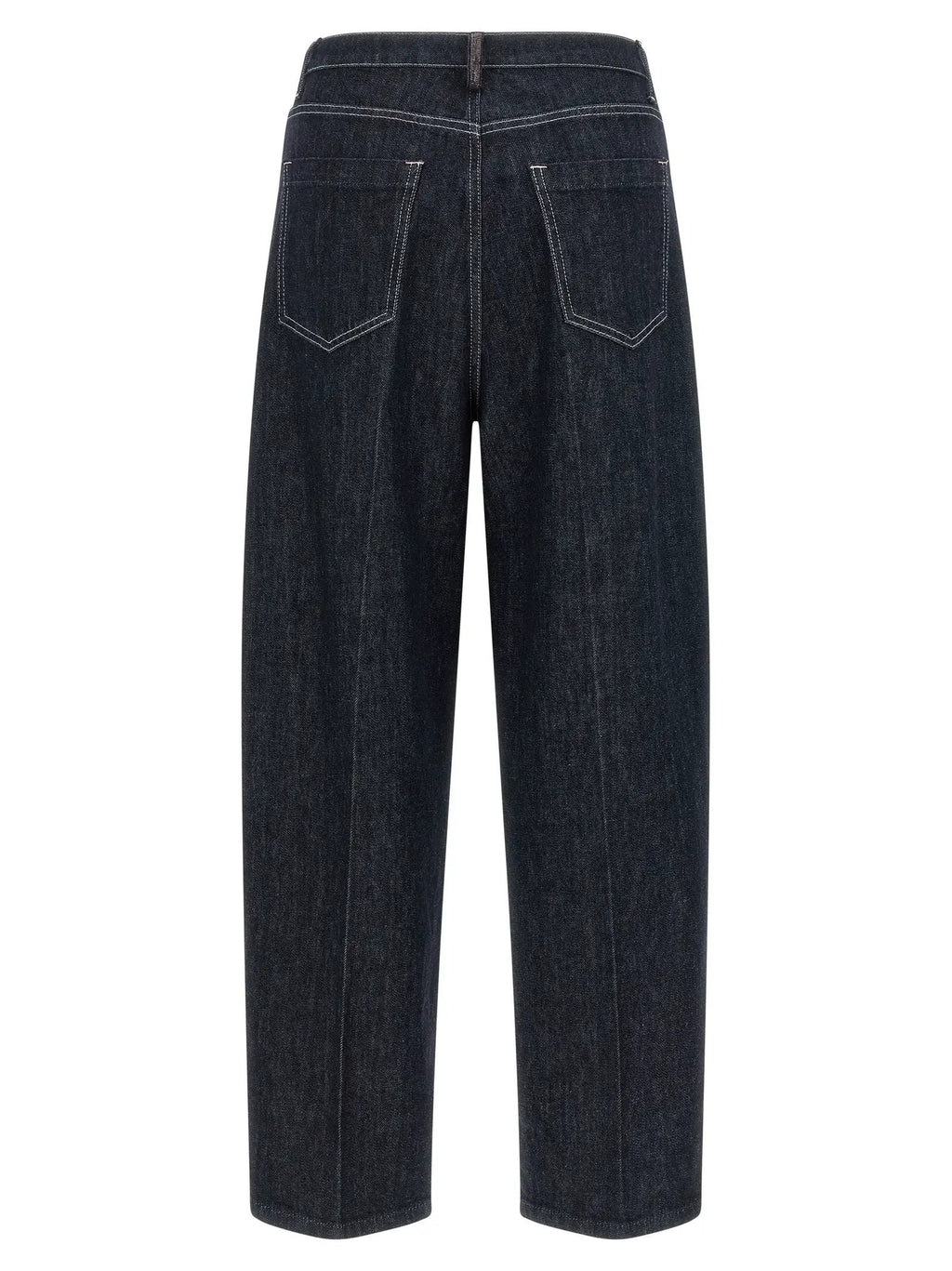 Fabiana Filippi Jeans en denim de coton bleu