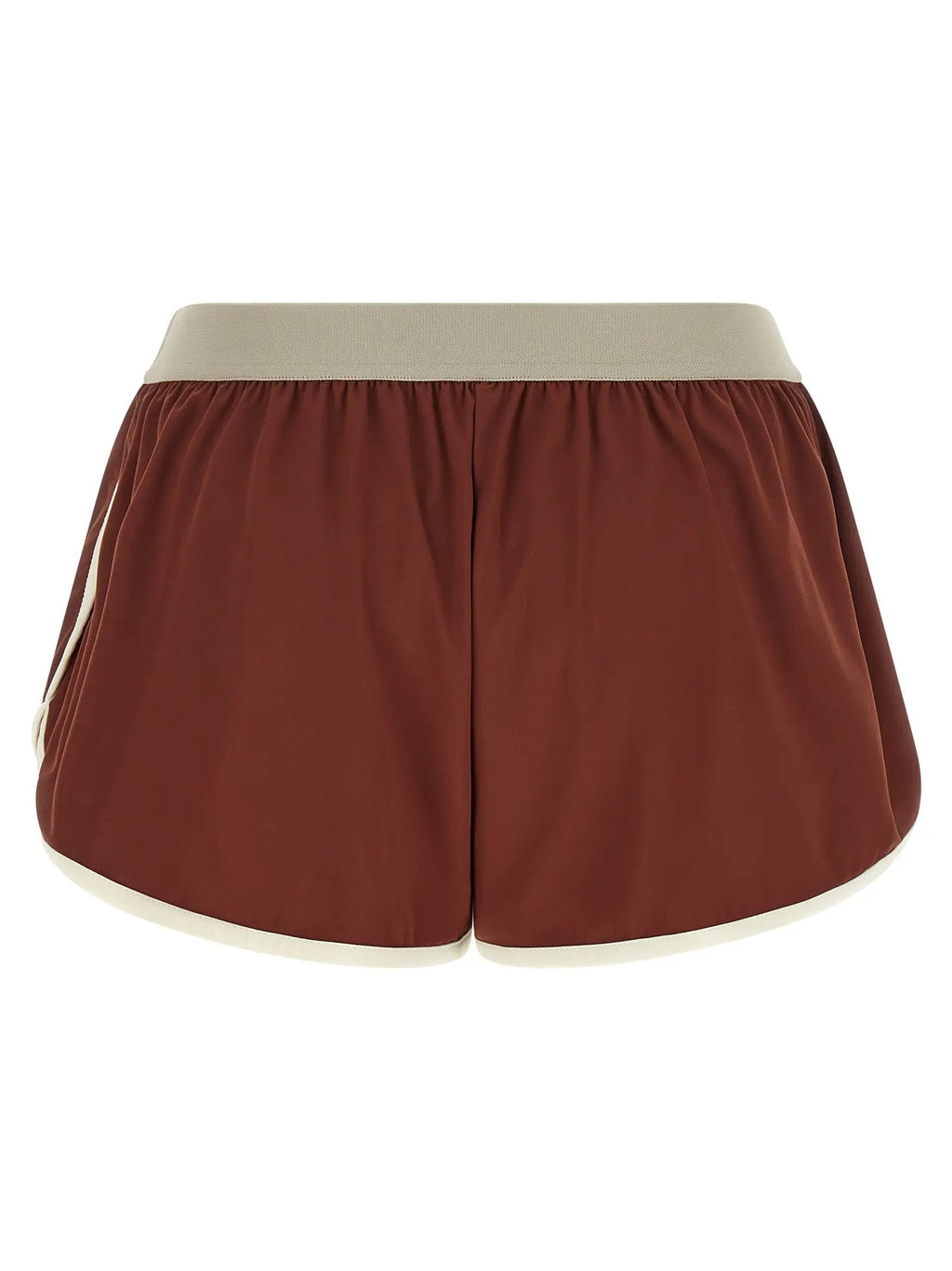 Brunello Cucinelli Bordeaux Polyamide Bermuda Shorts