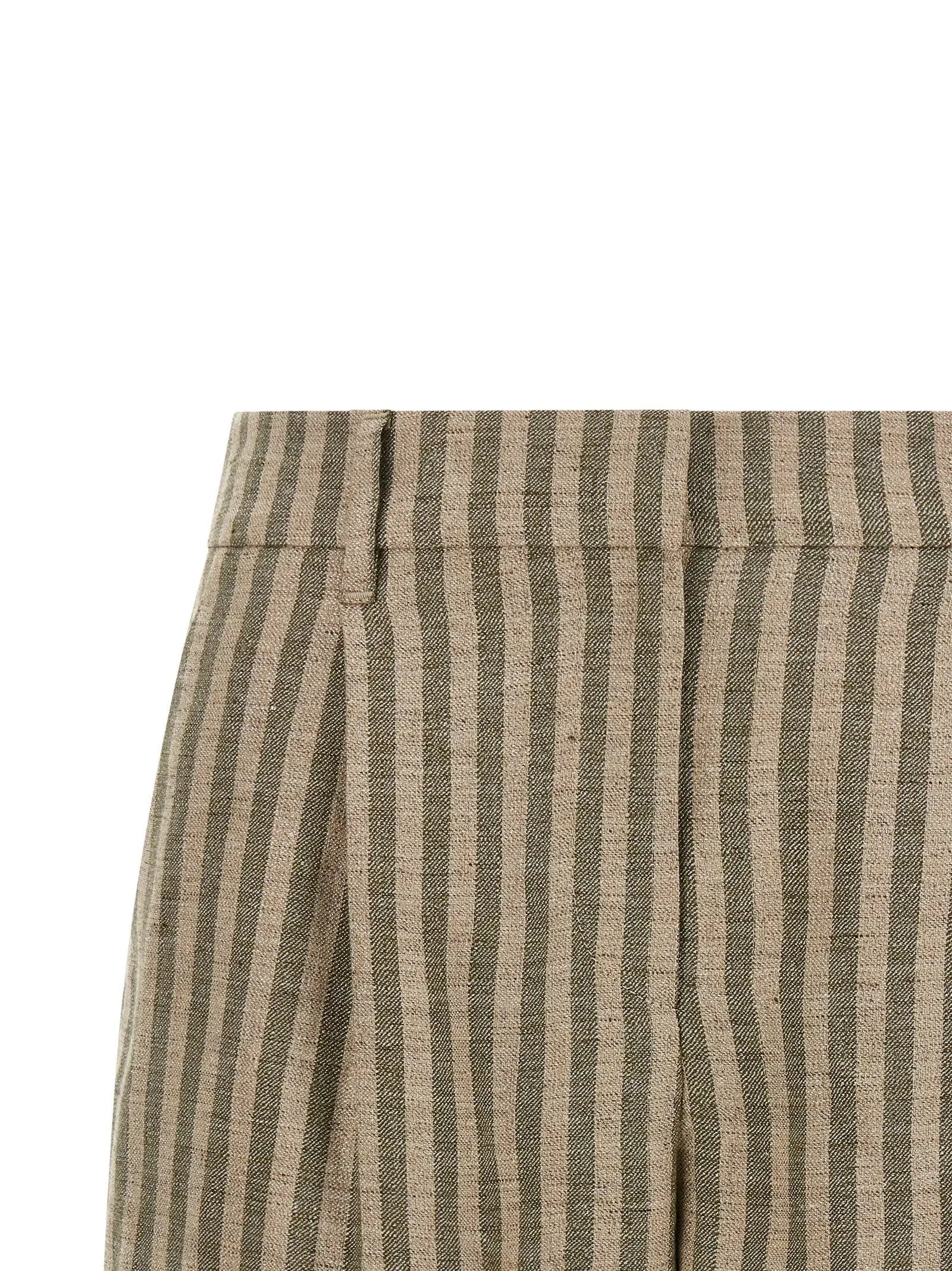 Short Brunello Cucinelli en lin bicolore