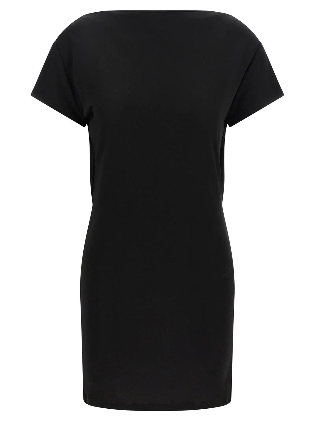 Jacquemus Black Viscose Short Dress
