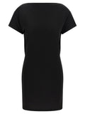 Jacquemus Black Viscose Short Dress