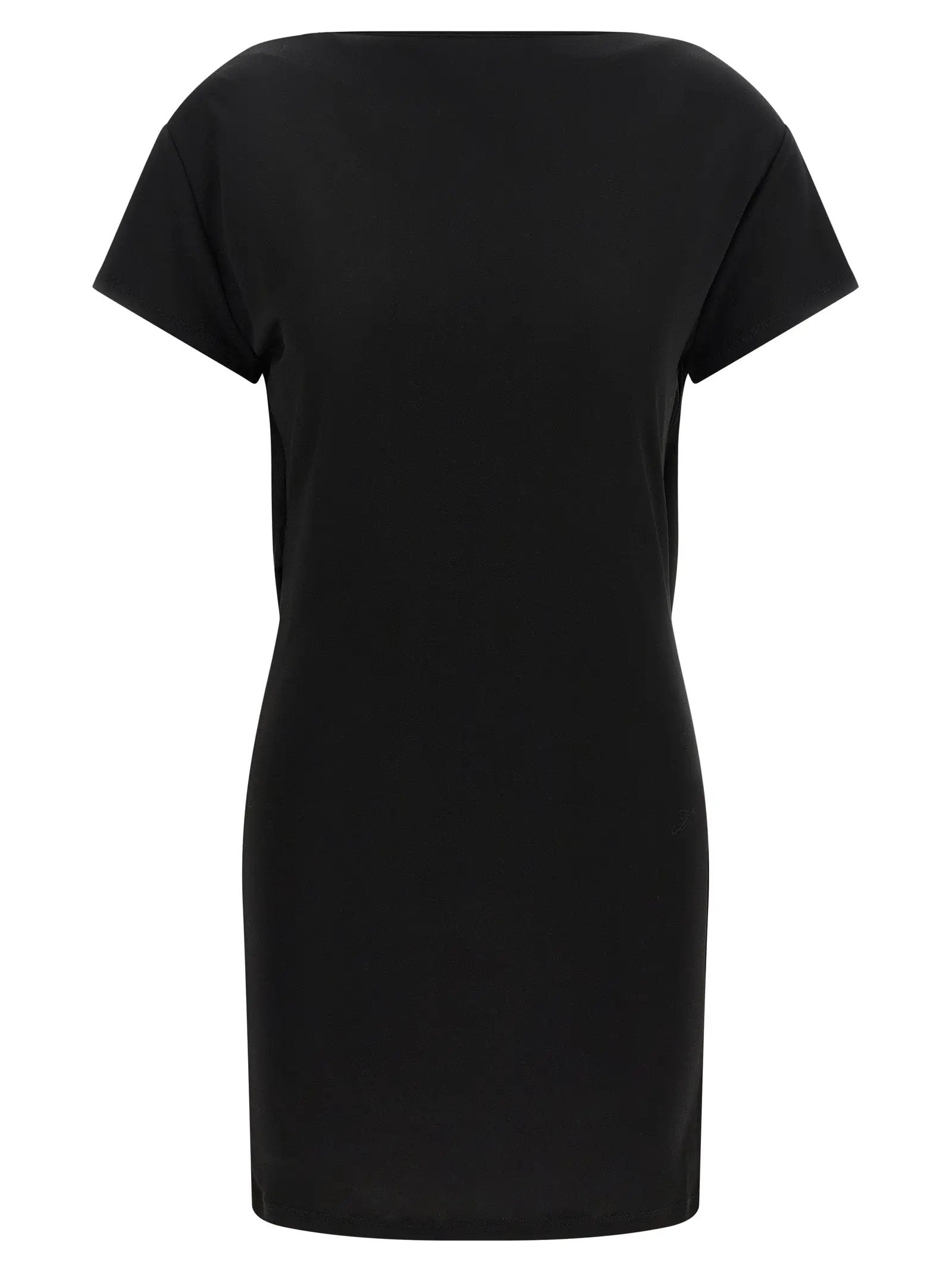 Jacquemus Black Viscose Short Dress