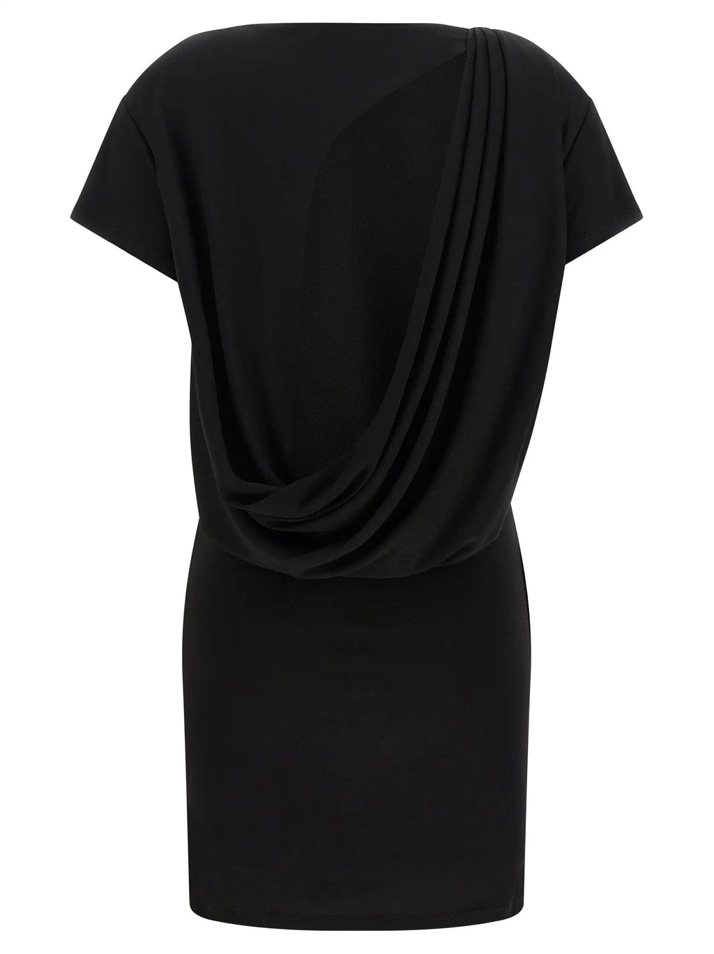 Jacquemus Black Viscose Short Dress