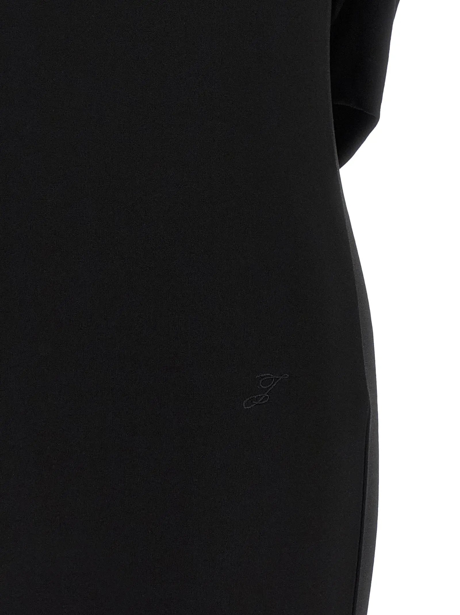 Jacquemus Black Viscose Short Dress