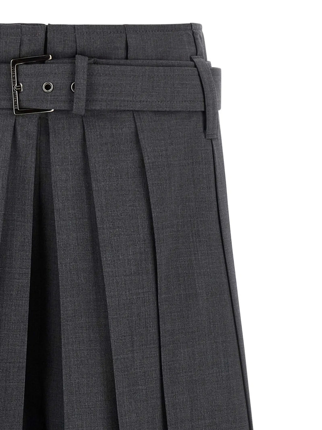 Brunello Cucinelli Gray Virgin Wool Bermuda Shorts