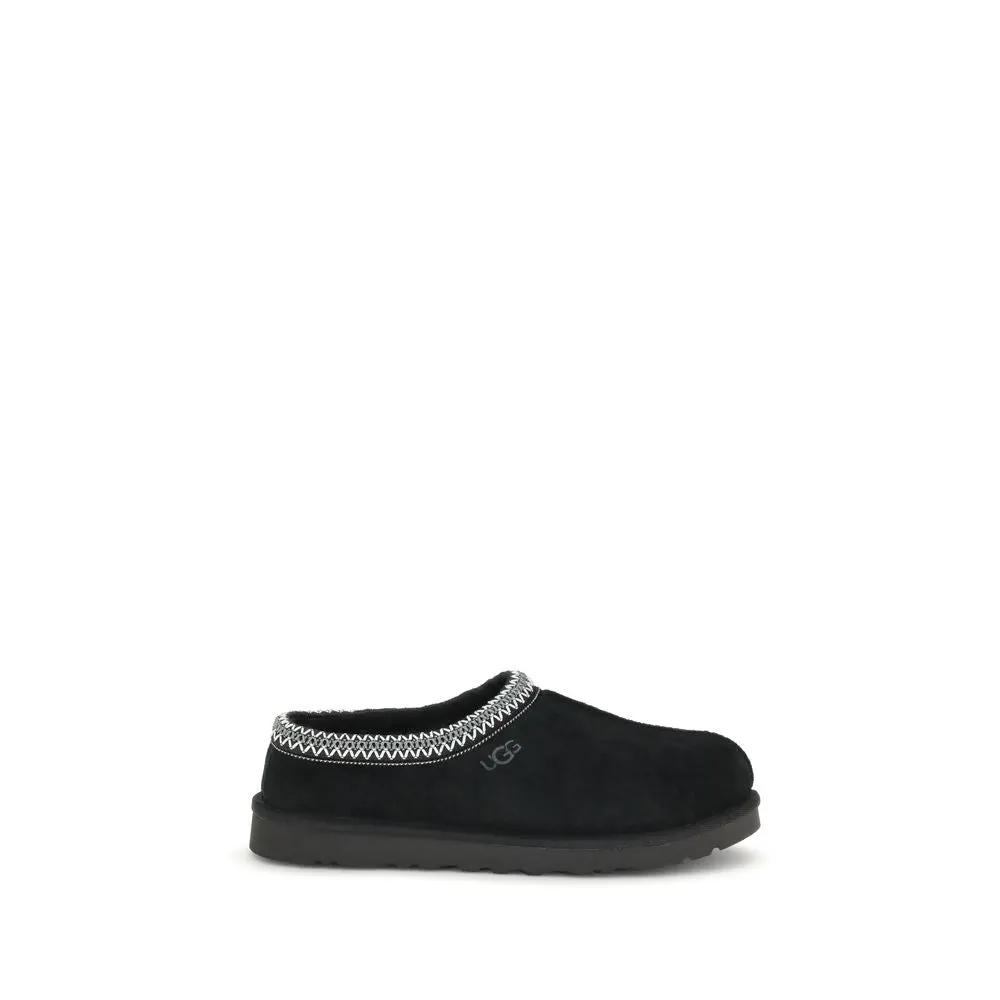 UGG Black Leather Moccassin