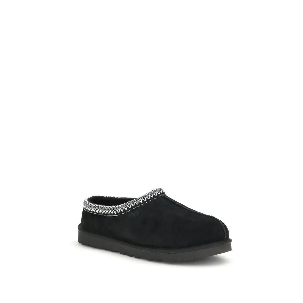 UGG Black Leather Moccassin