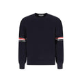 Sweat-shirt bleu en coton Thom Browne