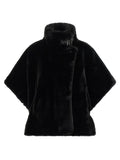 PINKO Black Polyester Coat