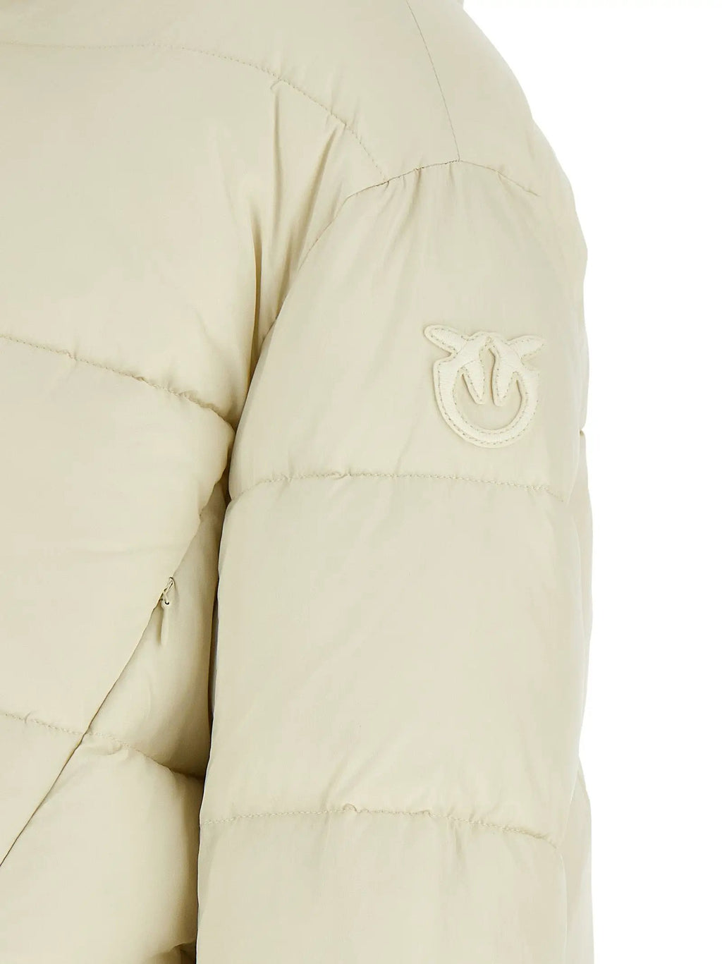 PINKO Beige Polyamide Full-Length Jacket
