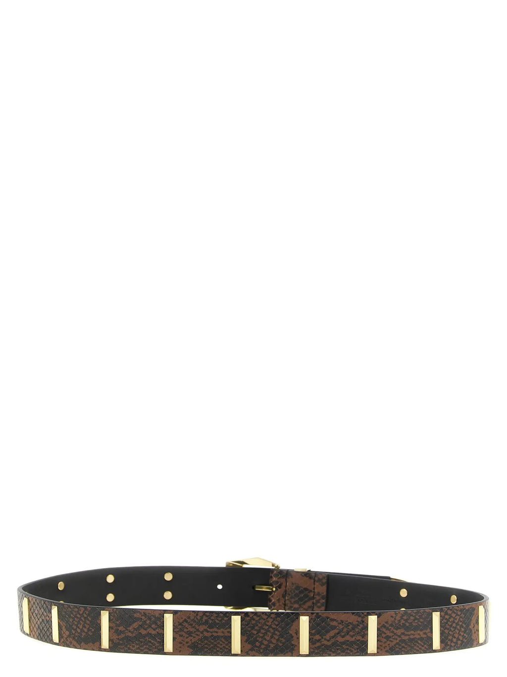 PINKO Gray Calfskin Regular Belt