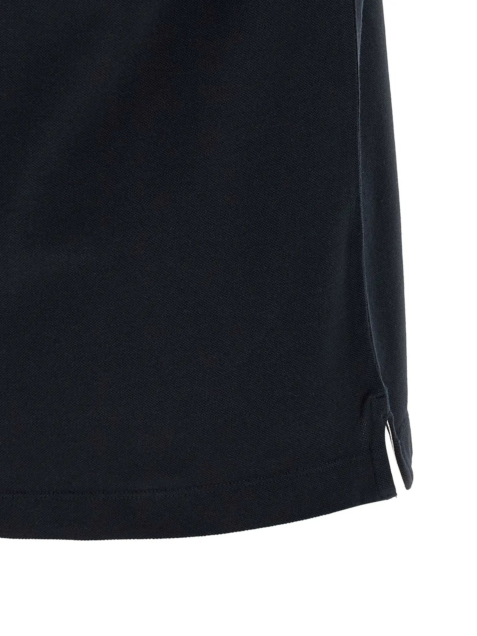 Stone Island Blue Cotton Polo Shirt