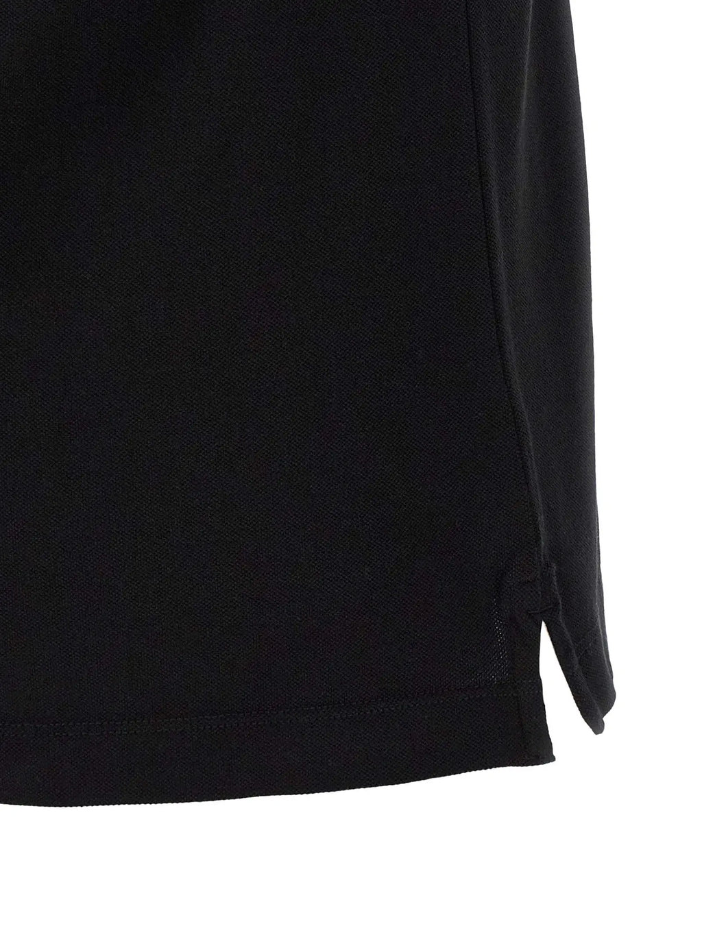 Stone Island Black Cotton Polo Shirt