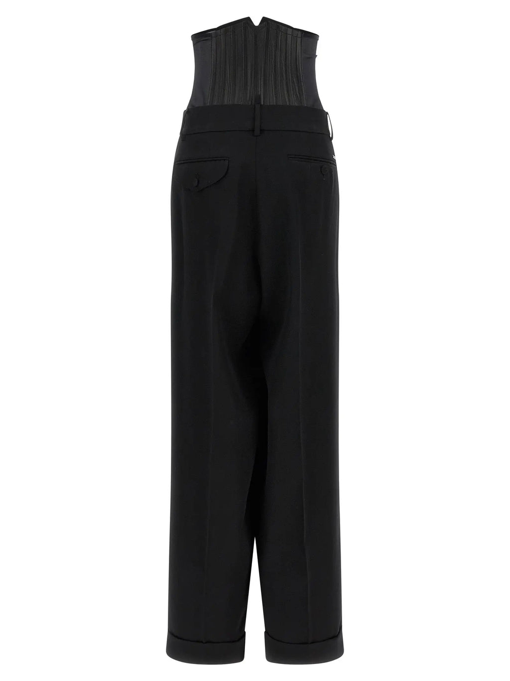 Dsquared² Black Wool Dress Pants