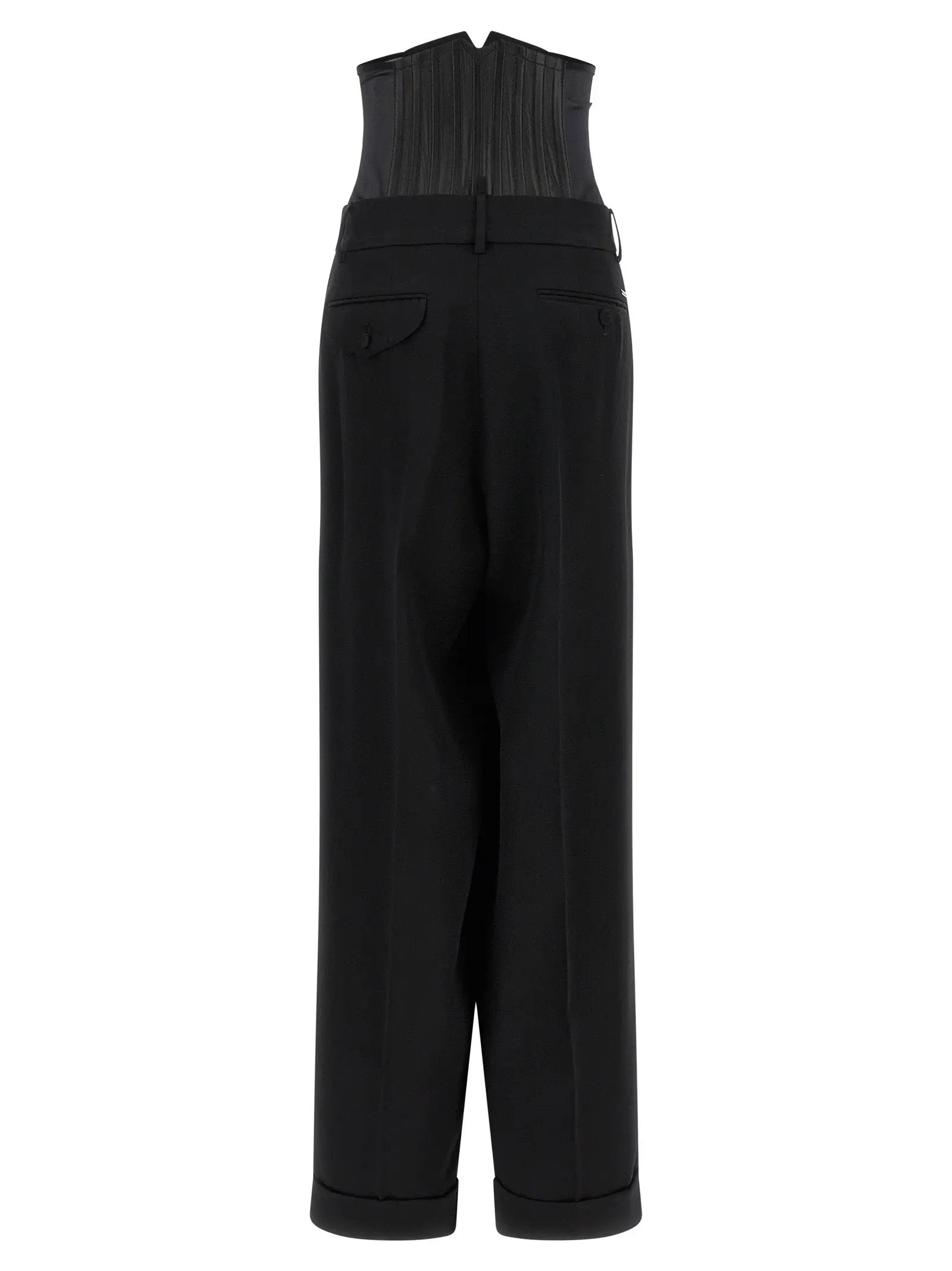 Dsquared² Black Wool Dress Pants