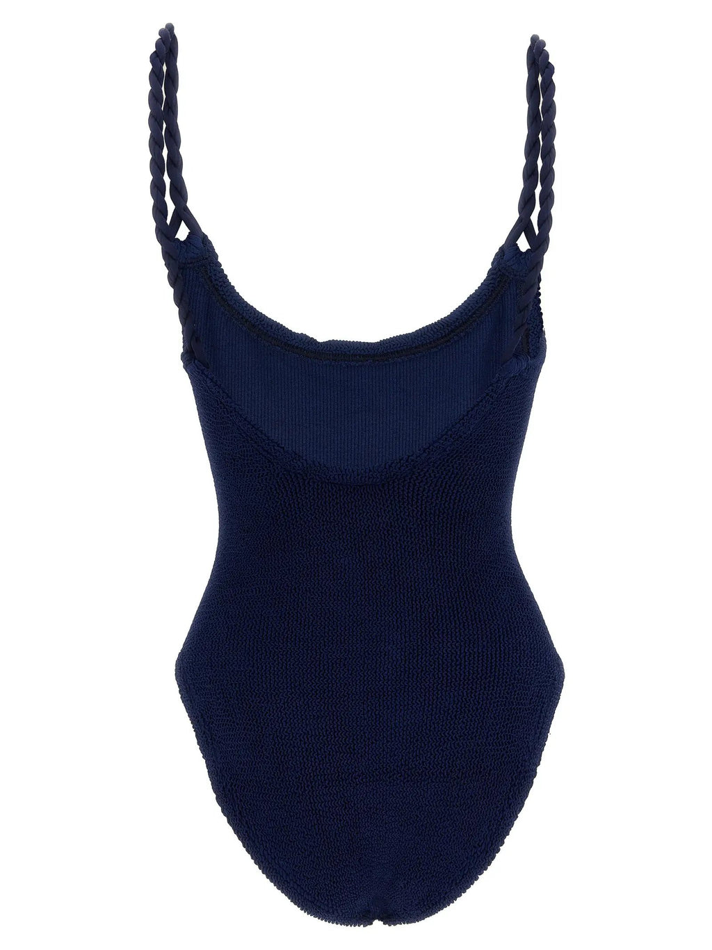 Hunza G Blue Polyamide One-Piece Swimsuit