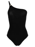 Maillot de bain une pièce Hunza G en polyamide noir