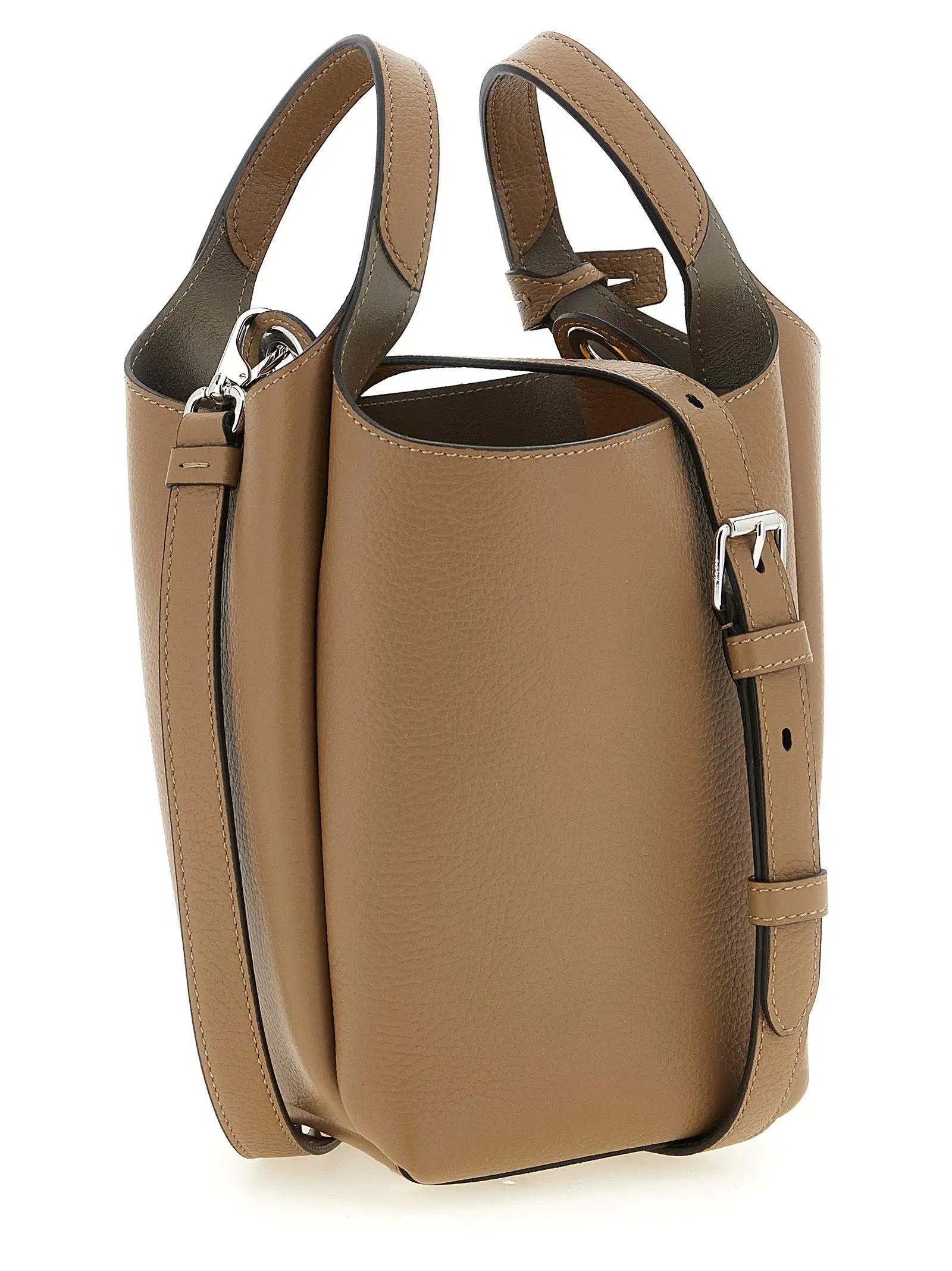 Tod's Brown Calfskin Handbag