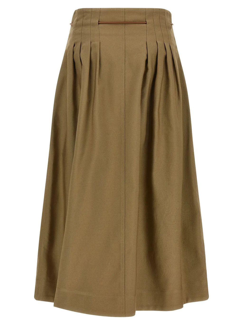 Jupe midi Max Mara bicolore en coton