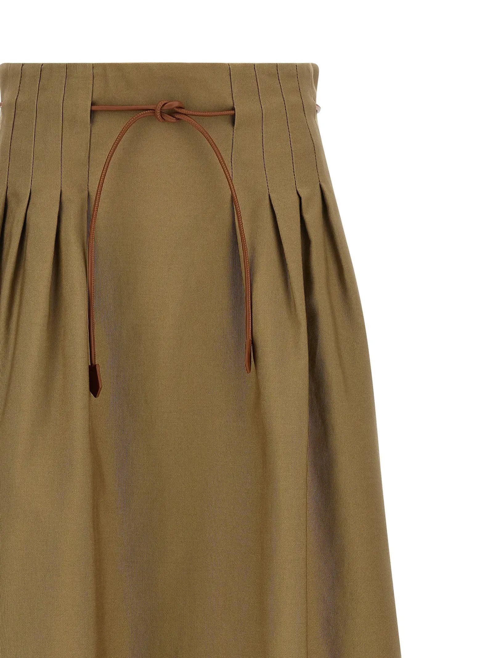 Jupe midi Max Mara bicolore en coton