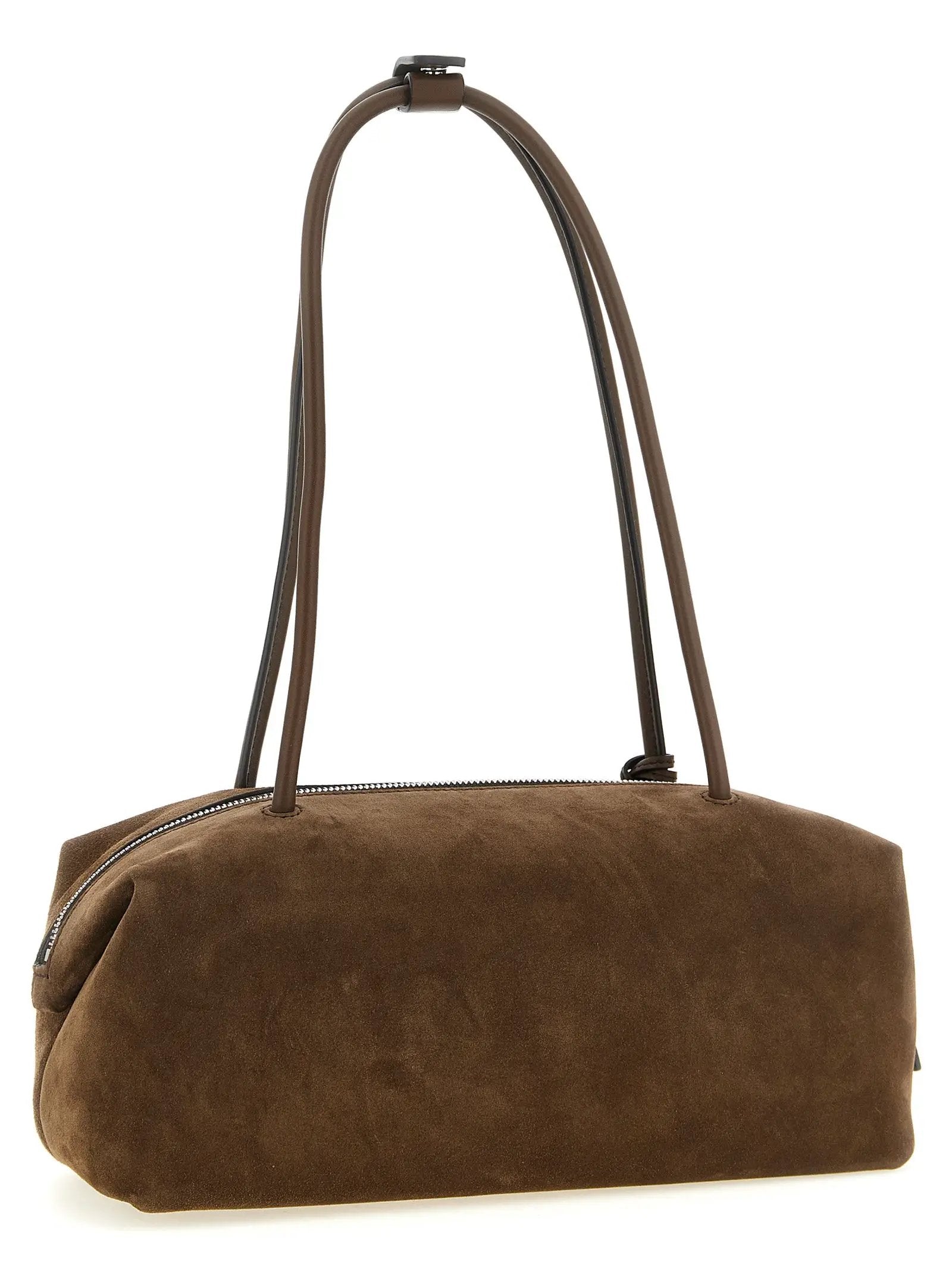 Sac bandoulière Max Mara en cuir de veau marron