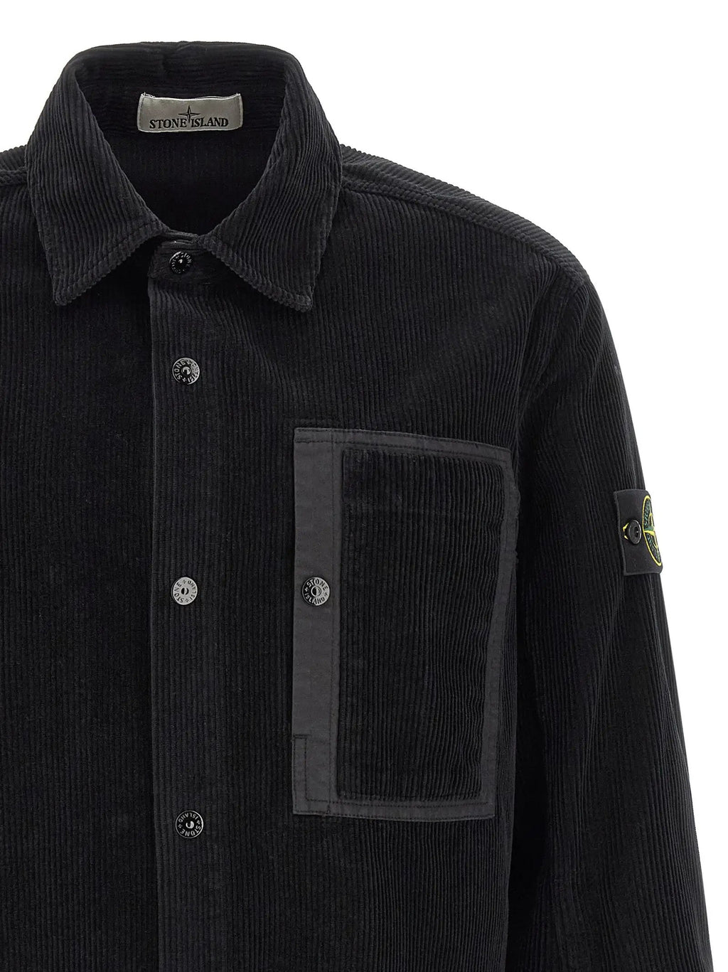 Stone Island Black Cotton Blouse