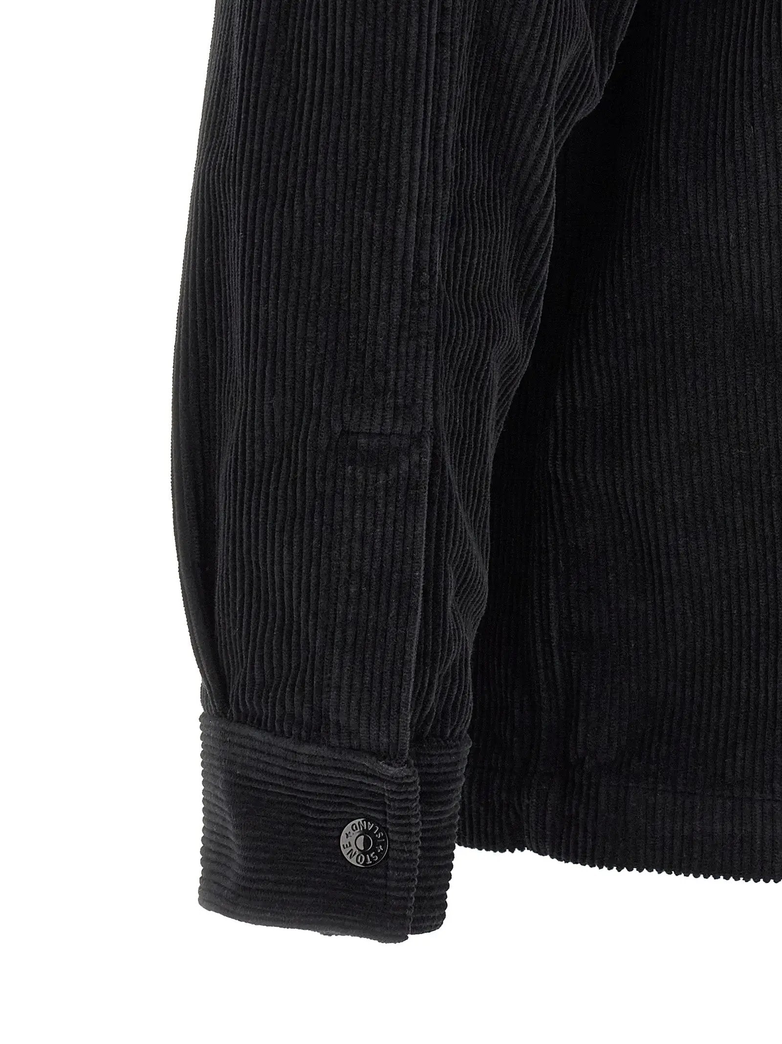 Chemisier noir en coton Stone Island