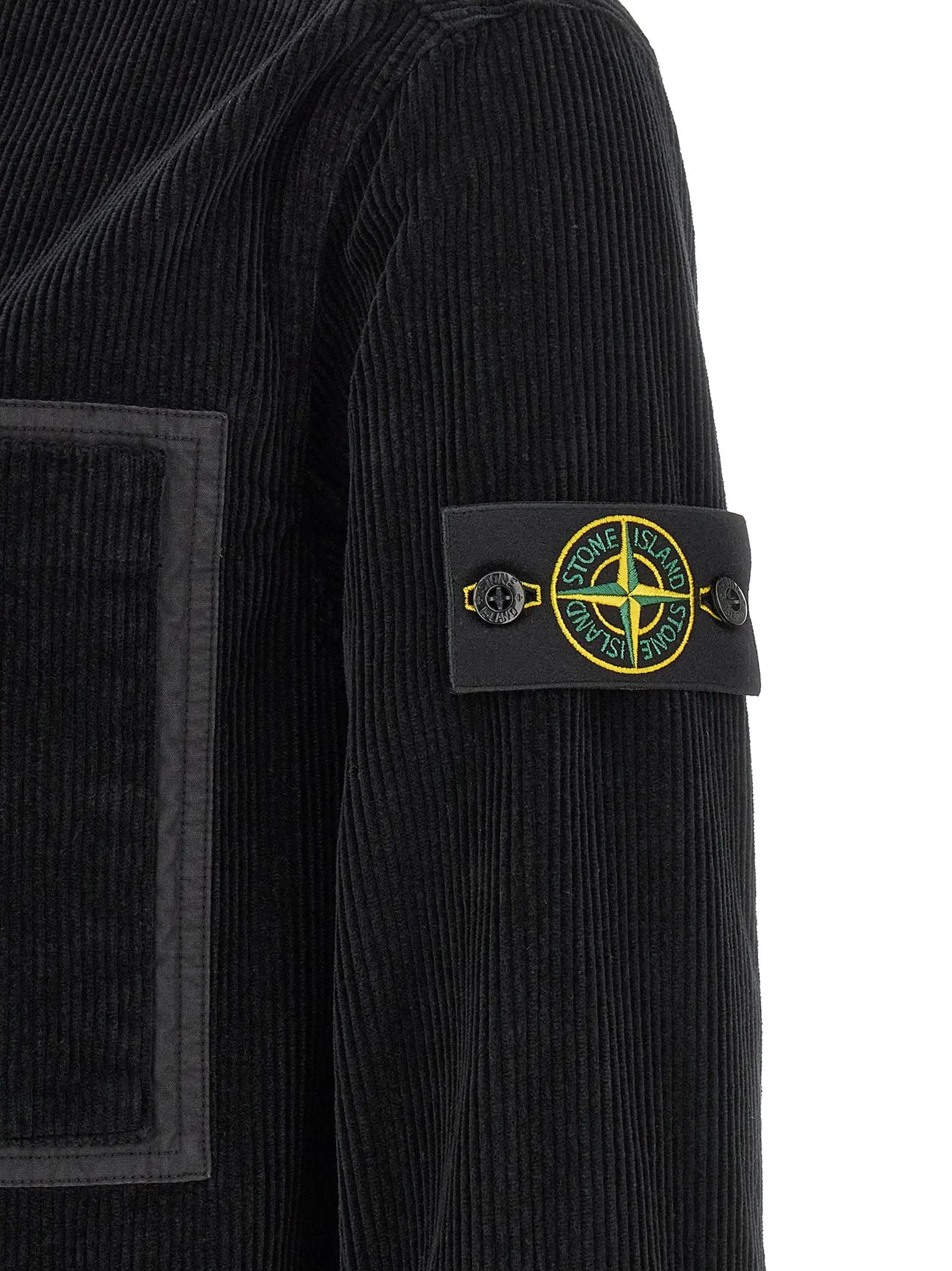 Chemisier noir en coton Stone Island