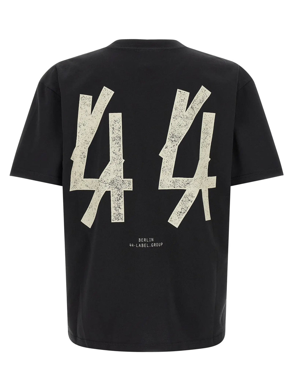 44 Label Group Black Cotton T-Shirt